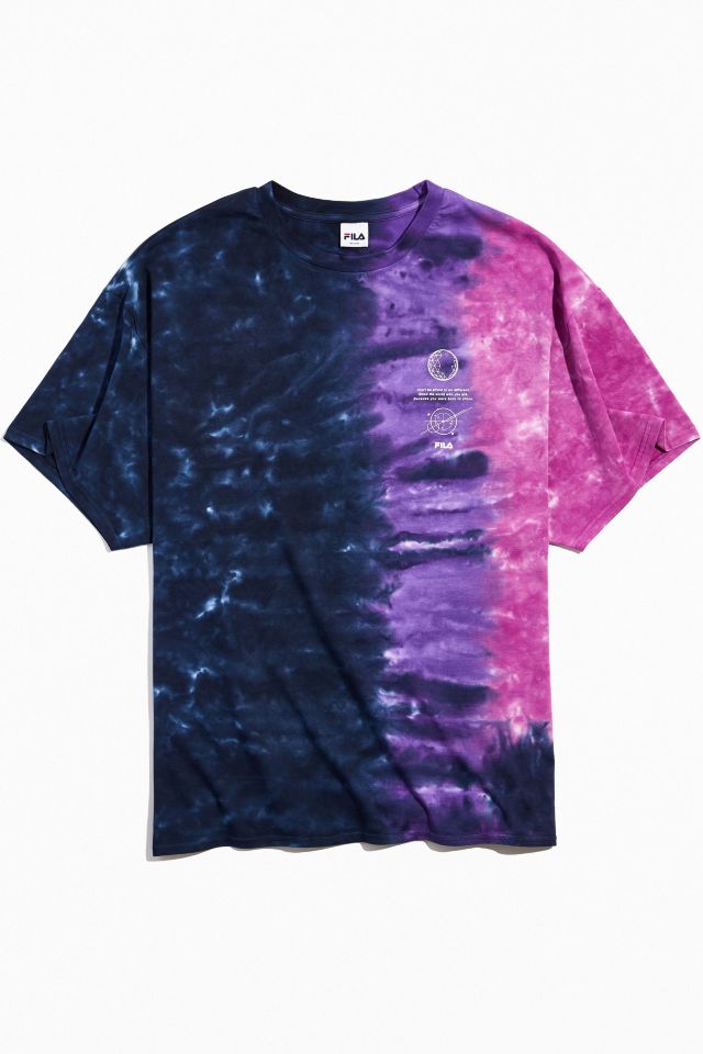 Purple Crystal Wash T-Shirt - Tie Dye Space