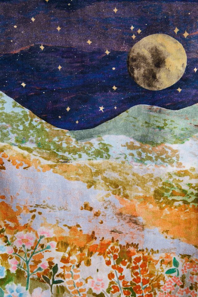 Moonlit Landscape Tapestry #4