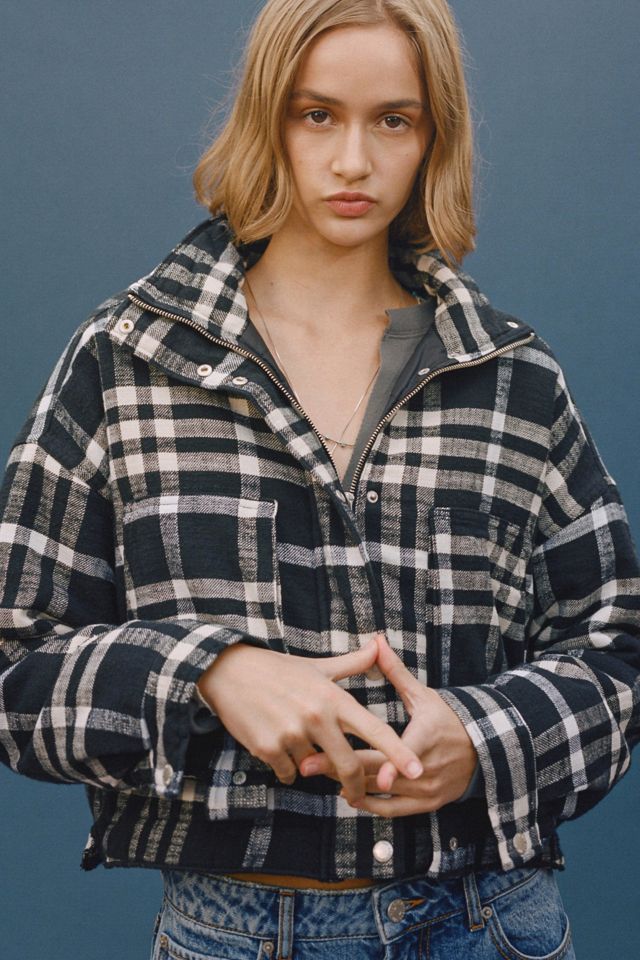 Urban outfitters hot sale plaid jacket