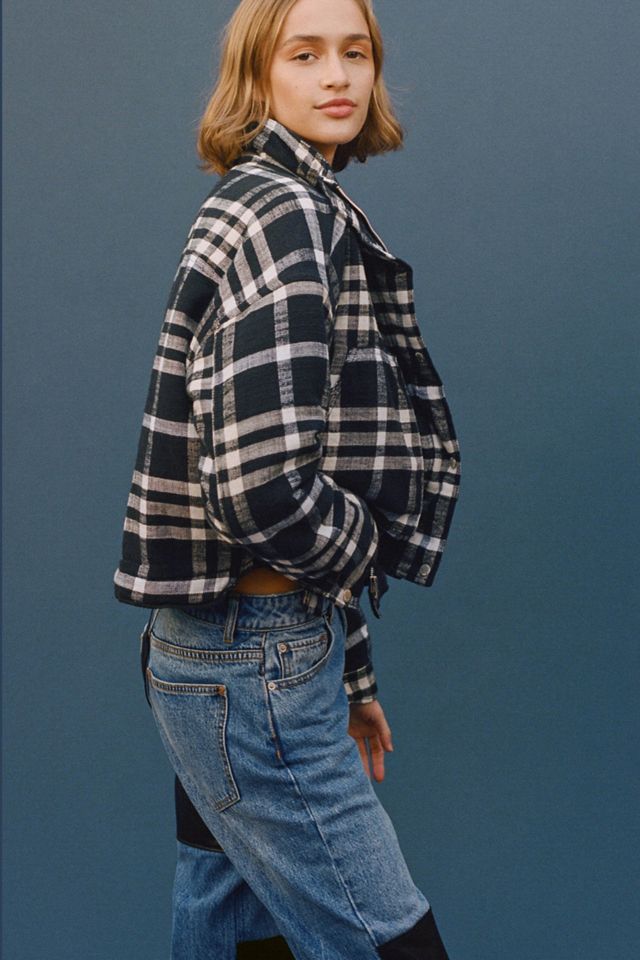 Urban outfitters plaid on sale jacket