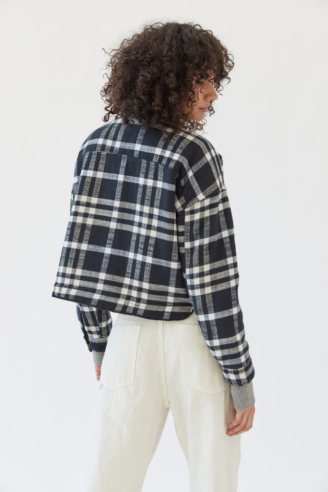 UO Skye Plaid Shirt Jacket #2