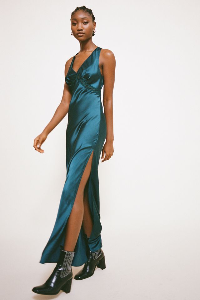 lioness dakota maxi dress LIONESS Dakota Maxi Dress Porcelain