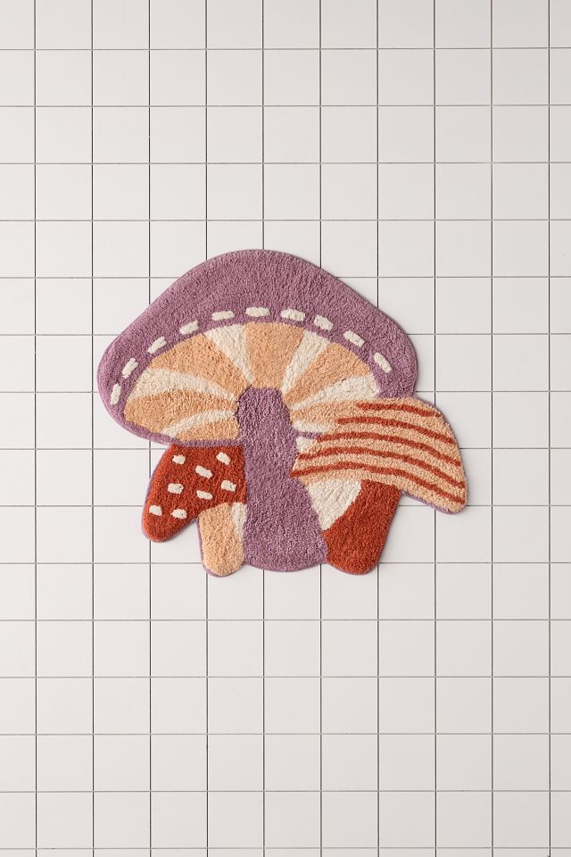 Mushroom Tufted Bath Mat Urban Outfitters