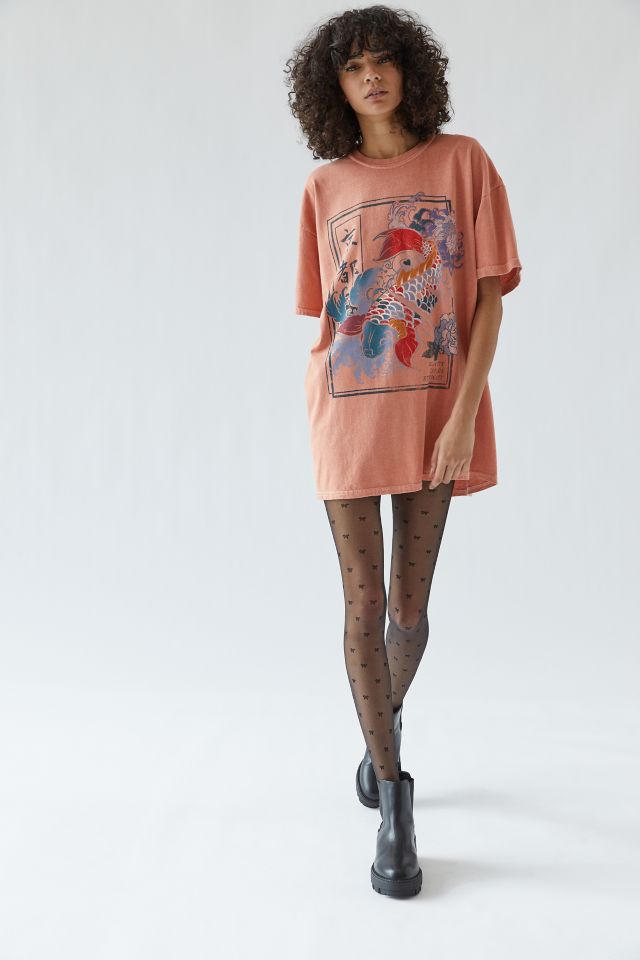 Beauty And Chaos Koi Fish Oversized Tee #1