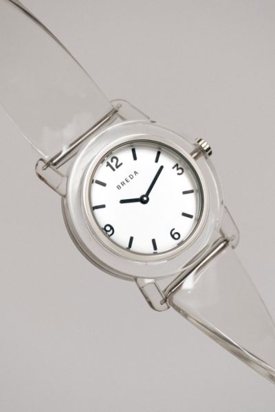 Shop Breda 'play' Transparent Recycled Plastic Watch In Clear At Urban Outfitters
