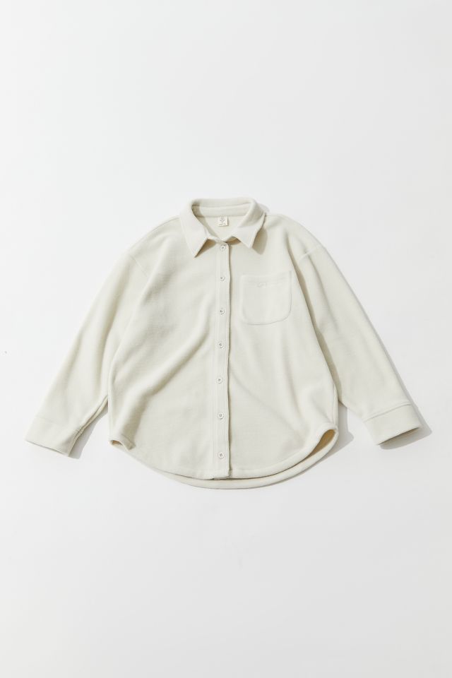 iets frans… Fleece Button-Down Shirt #3