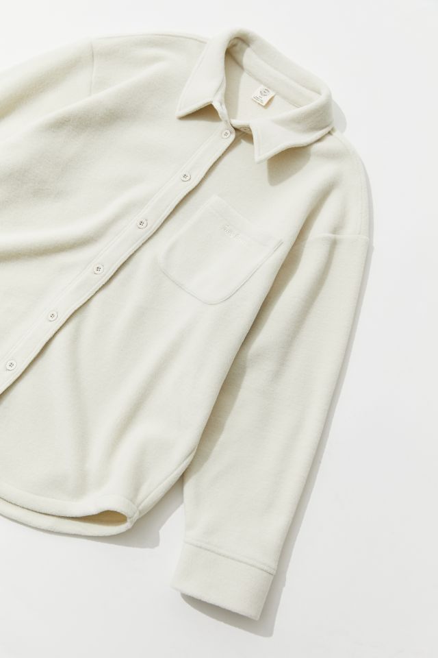 iets frans… Fleece Button-Down Shirt #4