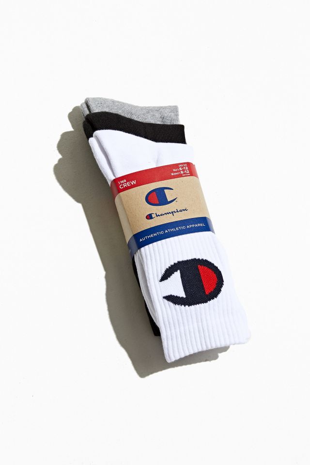 Garderobe Lærd møl Champion Core Essential Crew Sock 3-Pack | Urban Outfitters