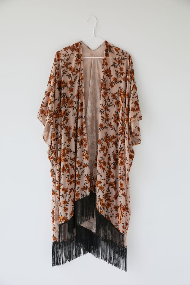 Luxe Floral Velvet Robe #2