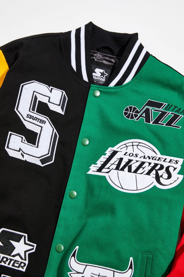 Starter UO Exclusive Tonal Patch NBA Varsity Jacket