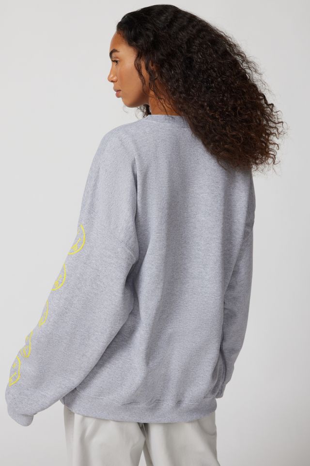 Nirvana Smile Overdyed Crew Neck Sweatshirt #4