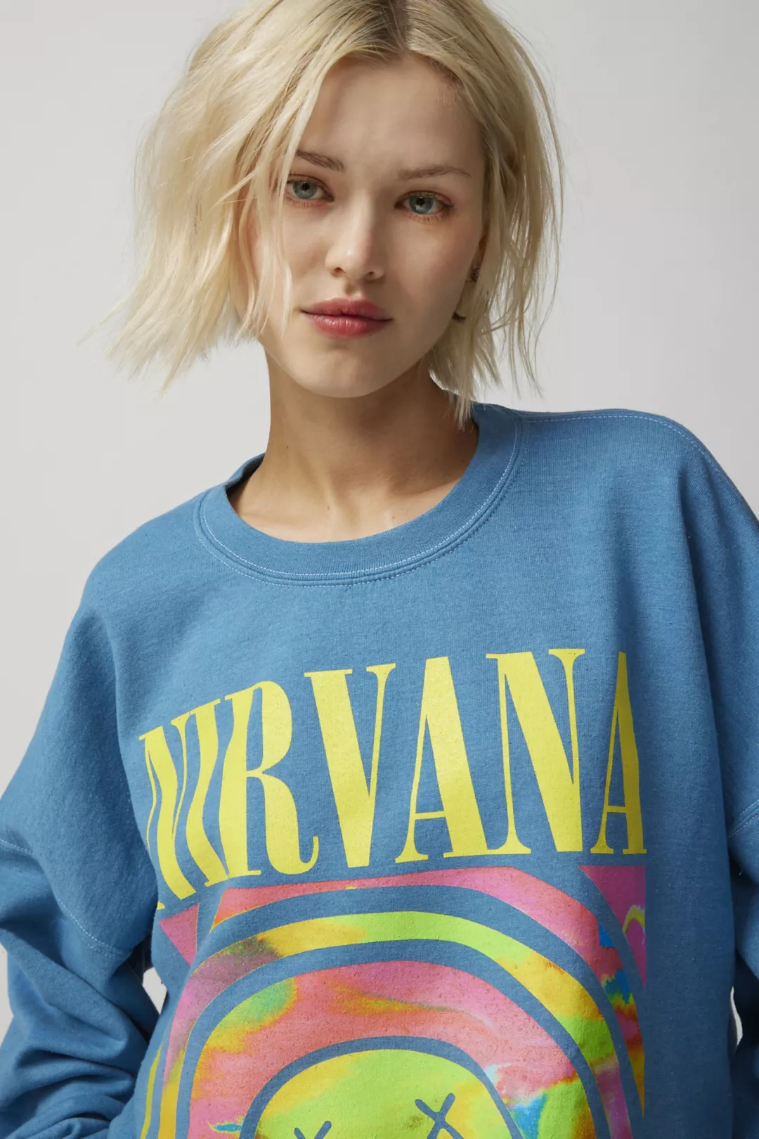 Nirvana Smile Overdyed Sweatshirt