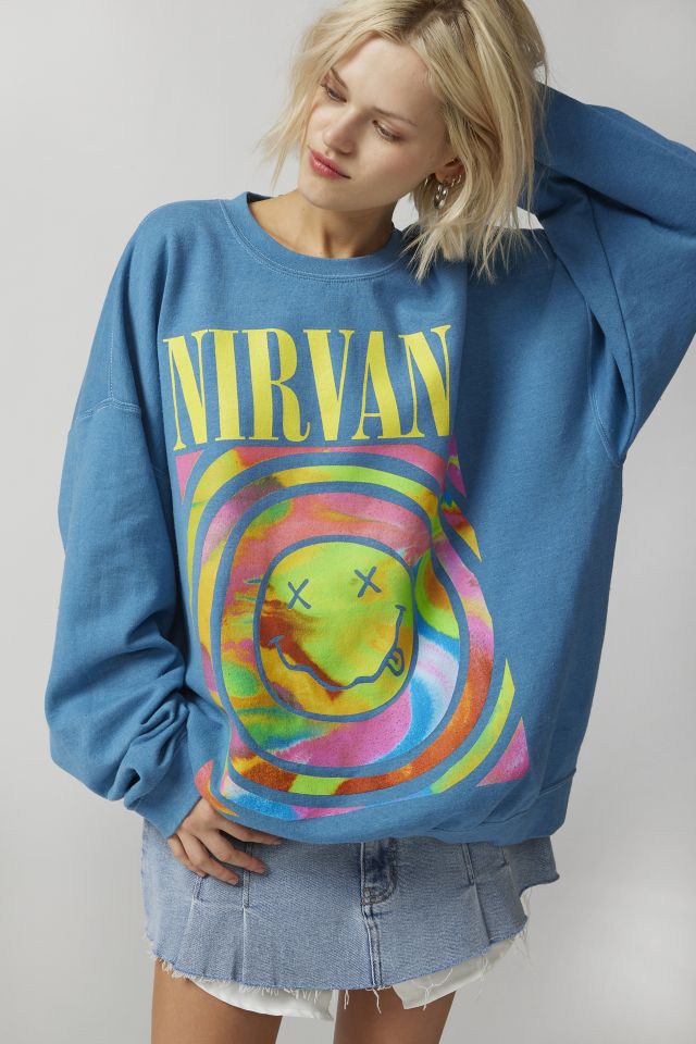 Nirvana sweatshirt cheap urban outfitters