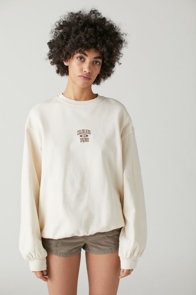 Colorado Springs Washed Crew Neck Sweatshirt | Urban Outfitters