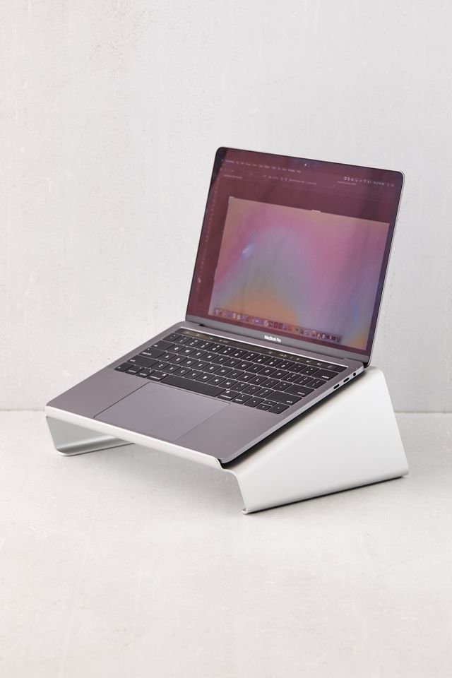 Prevents Bad Posture Silver - - for Laptop Computers elago® L4 Stand Desk Organization Natural Heat Sink
