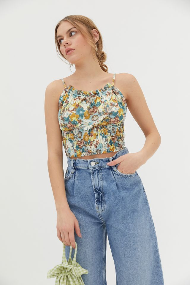 UO Cabana Cropped Cami  Urban Outfitters Canada