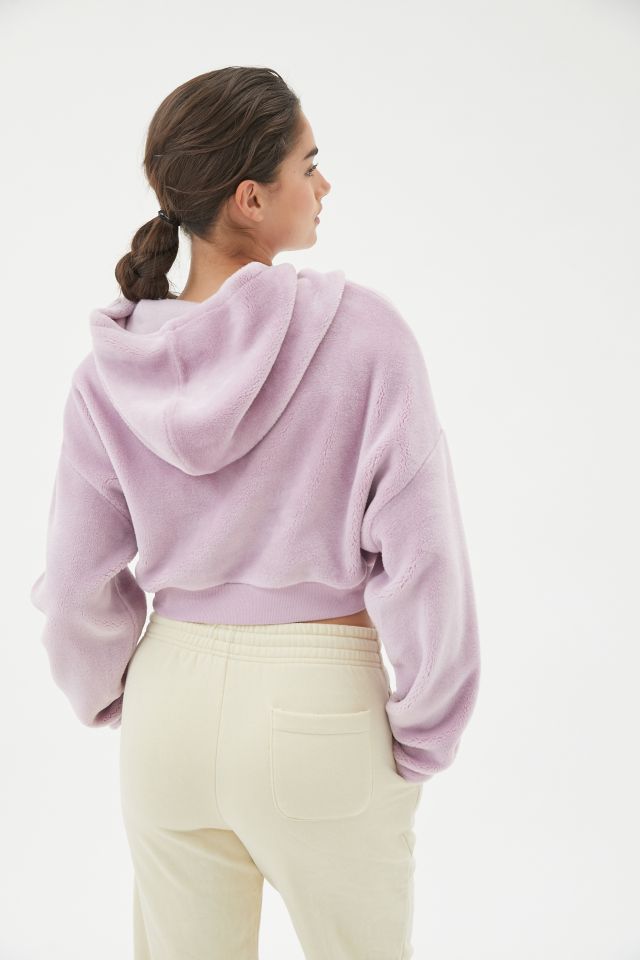 UO Bliss Fuzzy Fleece Hoodie Sweatshirt #2