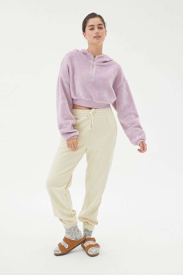UO Bliss Fuzzy Fleece Hoodie Sweatshirt #3