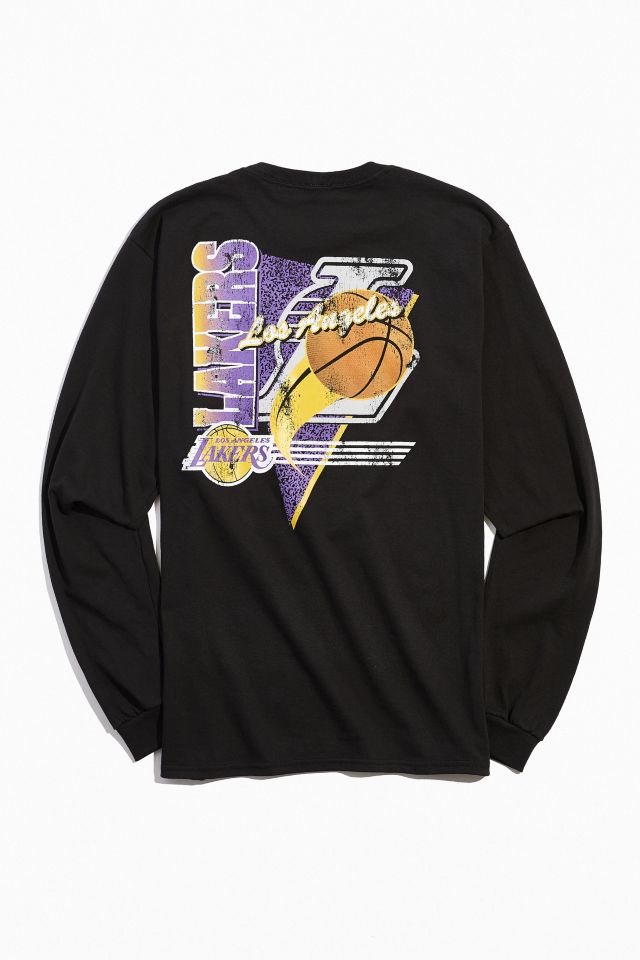 ULTRA GAME Los Angeles Lakers Vintage Long Sleeve Tee #1