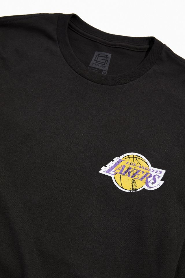 ULTRA GAME Los Angeles Lakers Vintage Long Sleeve Tee #2