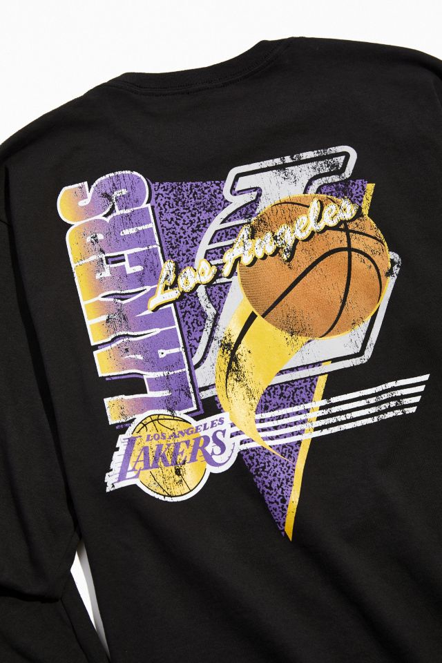 ULTRA GAME Los Angeles Lakers Vintage Long Sleeve Tee #3