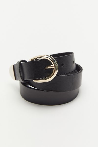 UO Metal-Tipped Leather Belt | Urban Outfitters