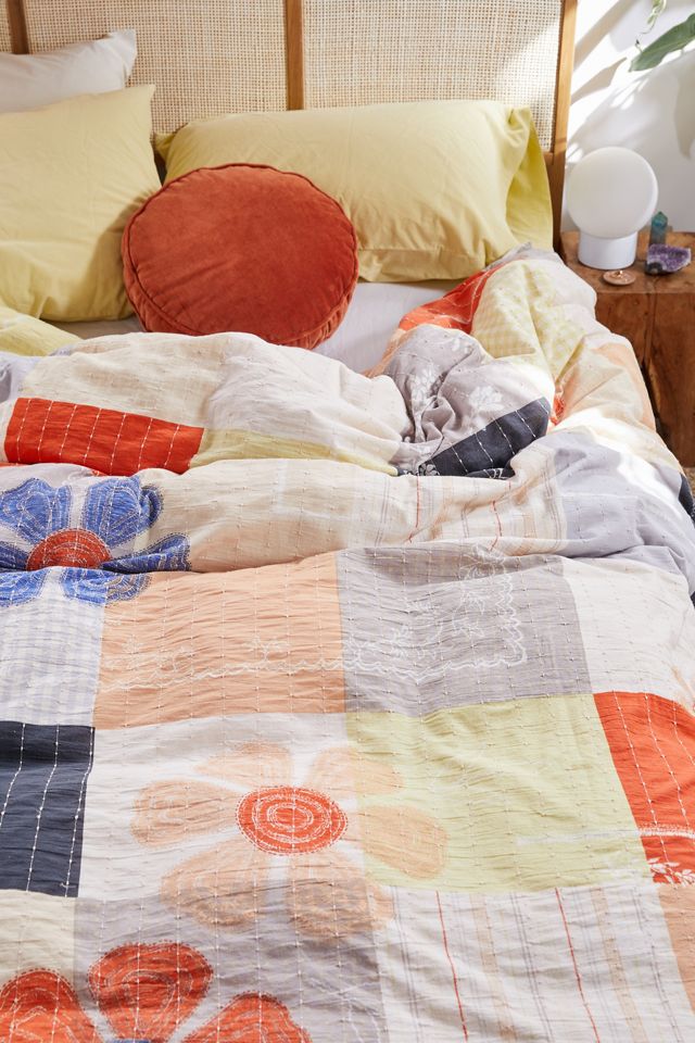 Rina Patchwork Print Duvet Cover, Can You Use A Duvet Cover On Quilt
