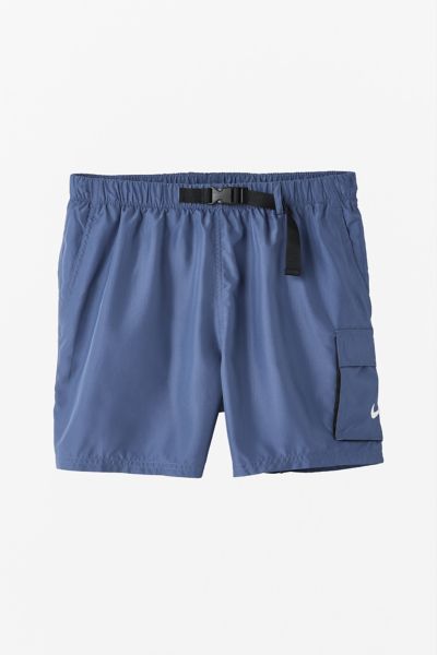 Nike Packable Belted Cargo Short In Dark Grey