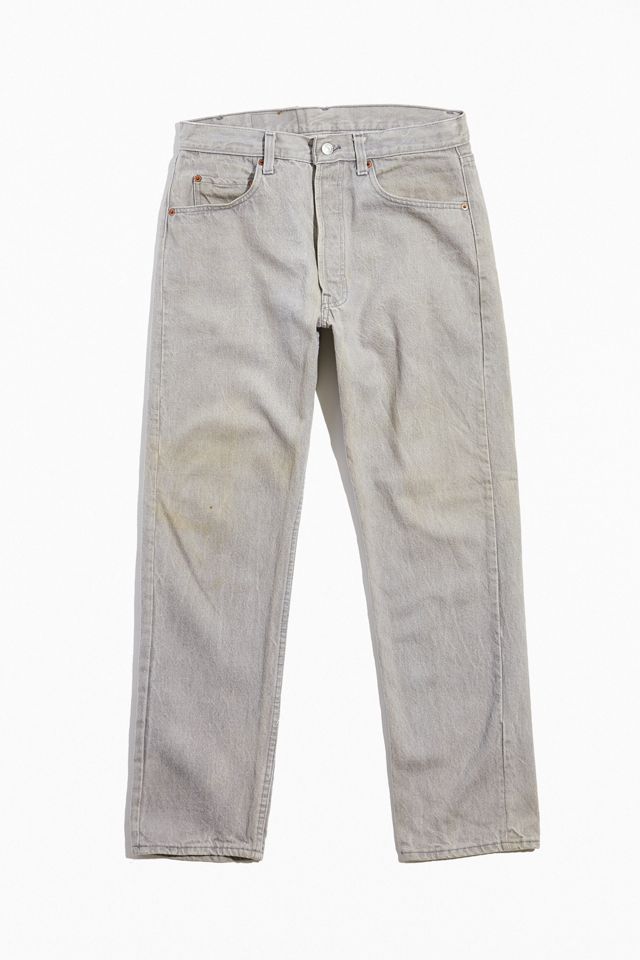 Vintage Levi's 501 Grey Jean | Urban Outfitters