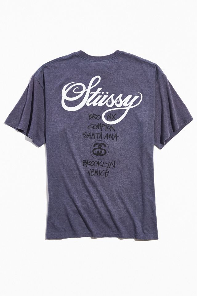 Vintage Stussy Cities Tee #1