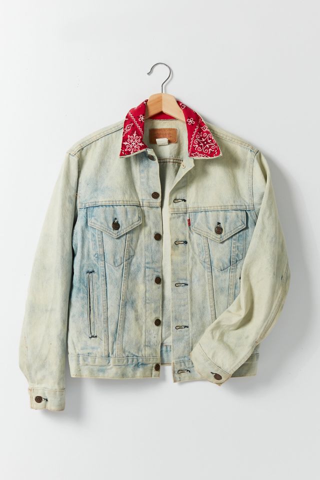 Vintage Levi's Bleach Wash Denim Jacket | Urban Outfitters