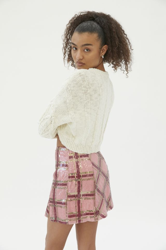 UO Kiki Sequin Mini Skirt #2