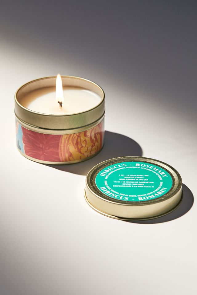 Gold Artist Print Tin 4 oz Candle