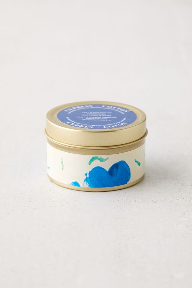 Gold Artist Print Tin Candle #2