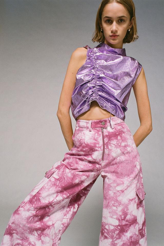 Hosbjerg Uma Metallic Cinched Top #3