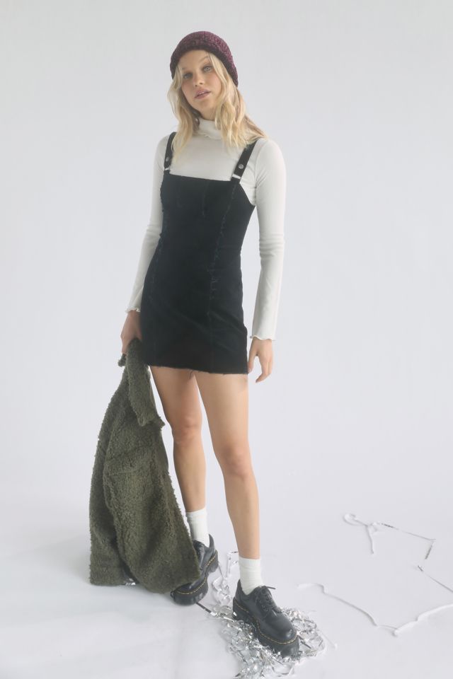 UO Cory Corduroy Pinafore Mini Dress #3