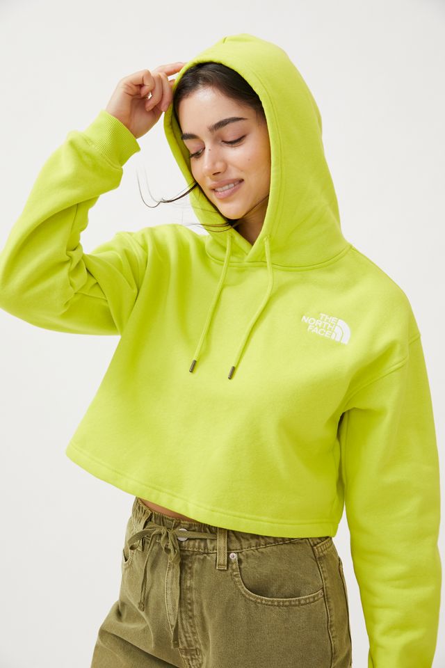 The North Face Logo Cropped Hoodie Sweatshirt | Urban Outfitters