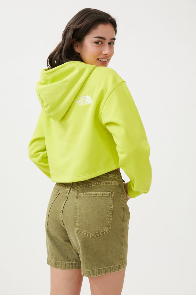 The North Face Logo Cropped Hoodie Sweatshirt #1