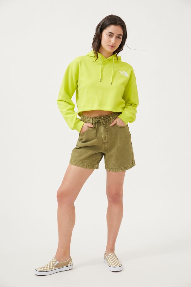The North Face Logo Cropped Hoodie Sweatshirt #2