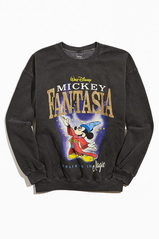 Disney Fantasia Mickey Mouse UO Exclusive Crew Neck Sweatshirt