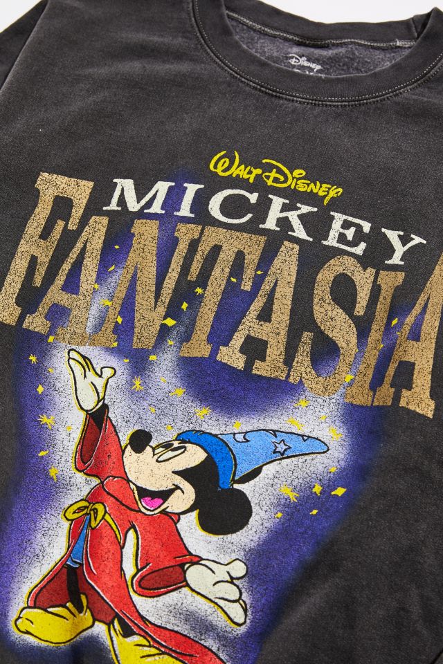 Disney Fantasia Mickey Mouse UO Exclusive Crew Neck Sweatshirt #1