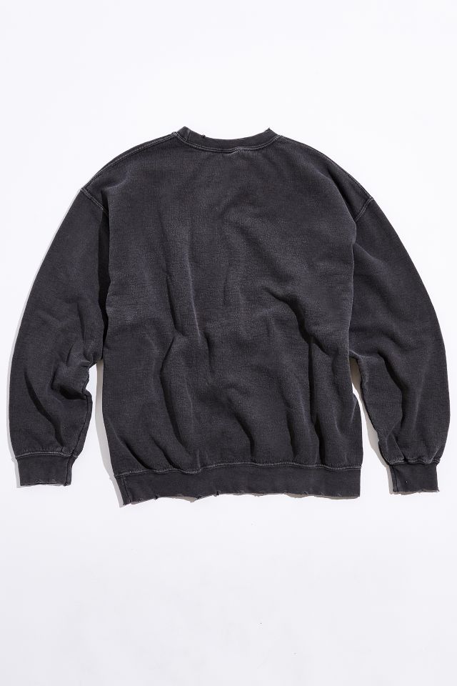 Ice Cube Distressed Washed Crew Neck Sweatshirt #3