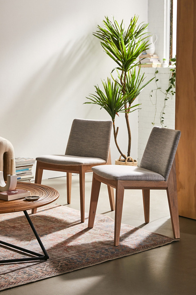Linnea Oak Dining Chair - Set Of 2 | Urban Outfitters