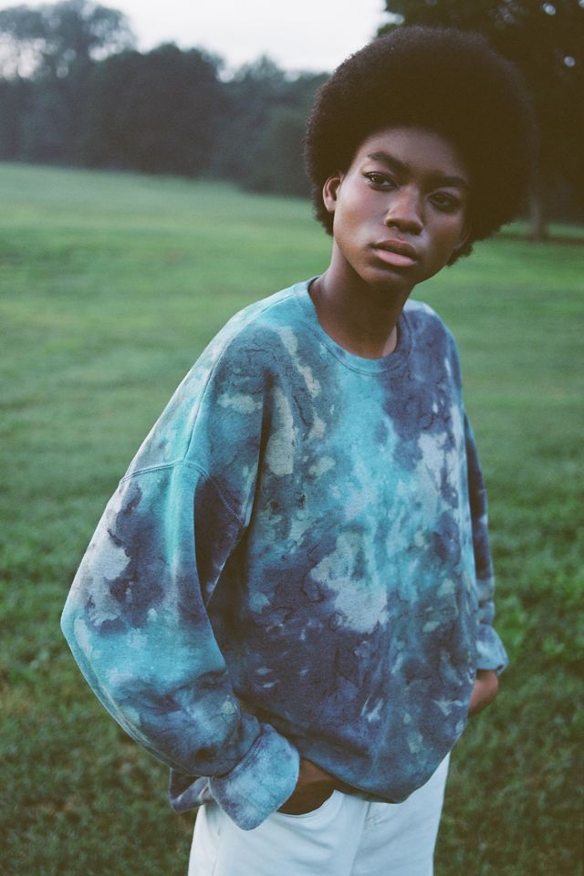 Urban Renewal Recycled Lava Tie-Dye Sweatshirt #1