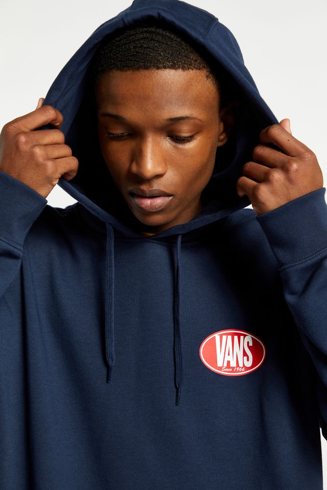 Vans Retro Oval Logo Hoodie Sweatshirt | Urban Outfitters