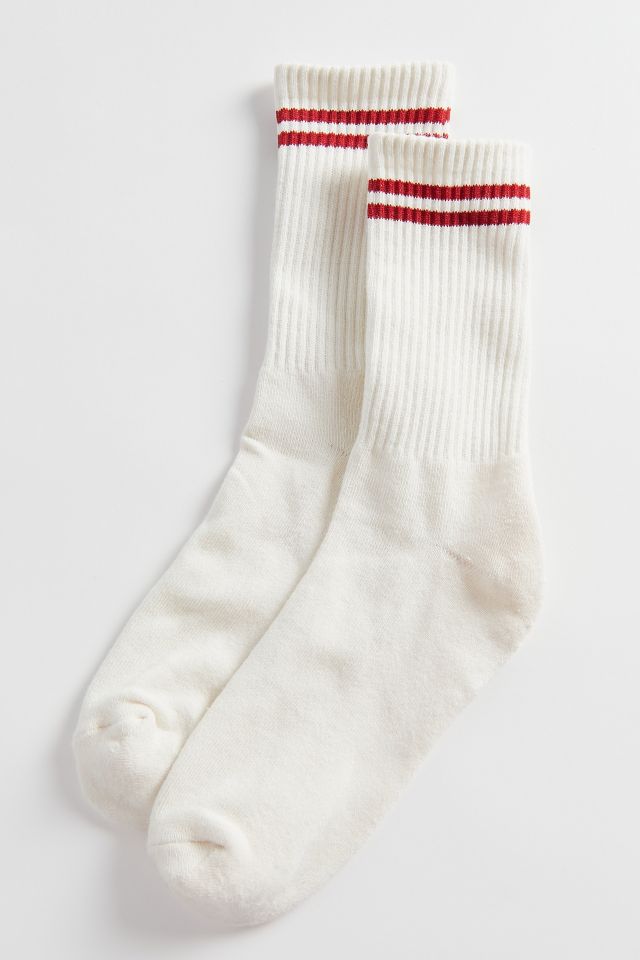 Athletic Stripe Crew Sock #1