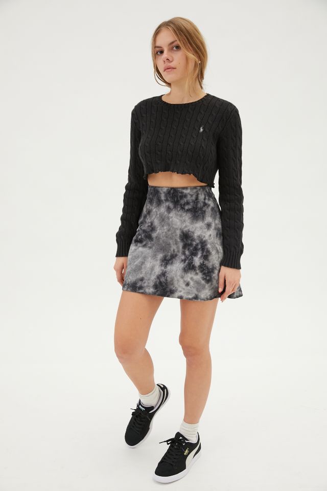 Urban outfitters hotsell black corduroy skirt