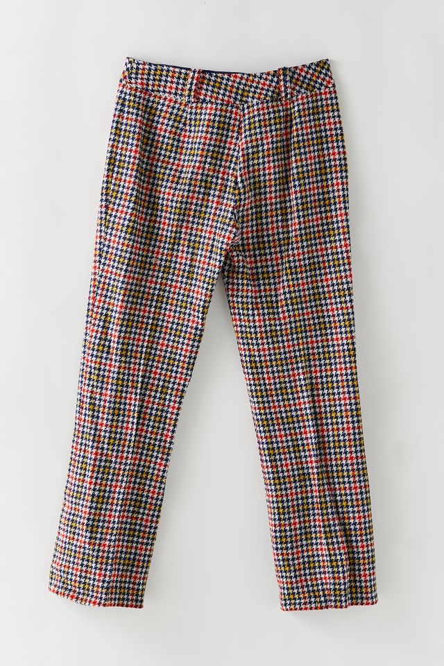 Vintage Houndstooth Print Pant  #1