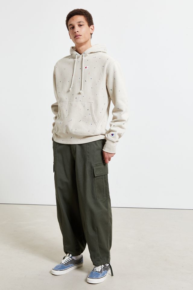 Champion Paint Splatter Hoodie Sweatshirt #1