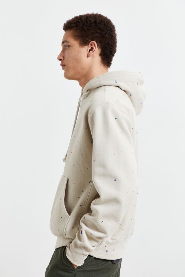 Champion Paint Splatter Hoodie Sweatshirt #3